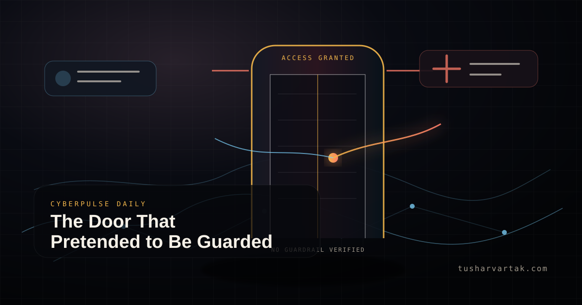 CyberPulse editorial cover image for The Door That Pretended to Be Guarded